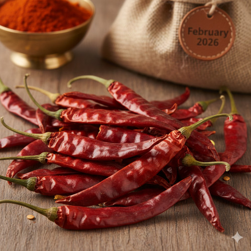 Guntur Red Chili Whole